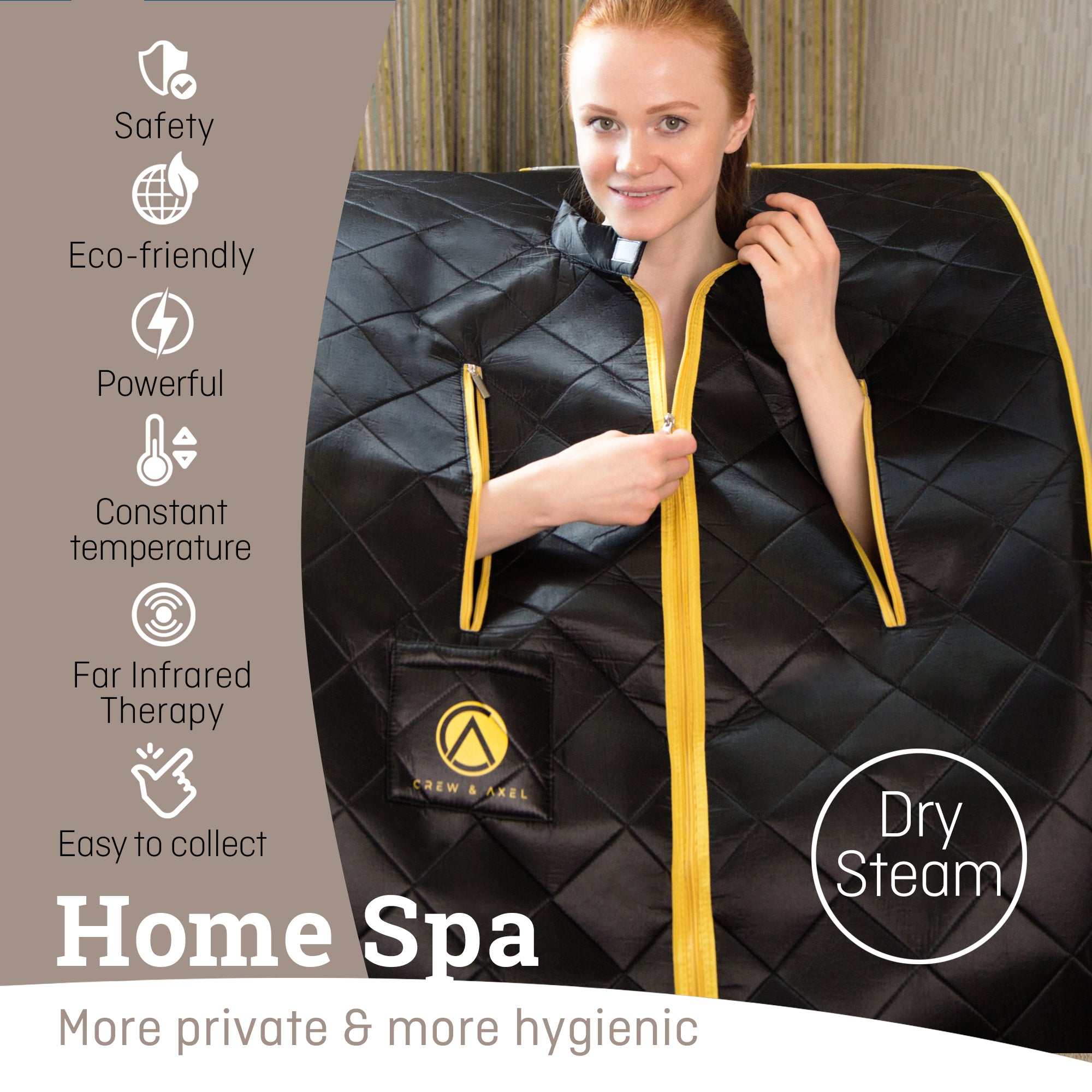 Sauna pliable cabine, Sauna infrarouge portable,Personal Spa at